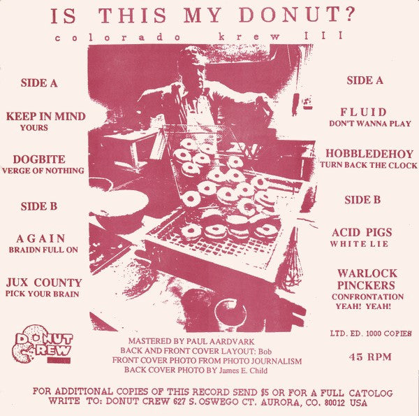 Various : Colorado Krew III - This Is My Donut (2x7", Ltd)