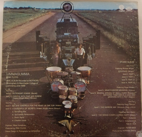 Pink Floyd : Ummagumma (2xLP, Album, RE, Win)