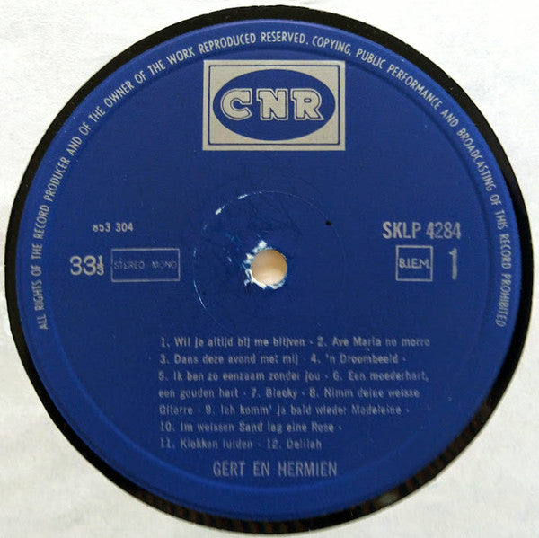 Gert & Hermien : Gert En Hermien's Hitparade - Een Potpourri Van 24 Succesnummers (LP, Album)