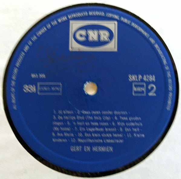 Gert & Hermien : Gert En Hermien's Hitparade - Een Potpourri Van 24 Succesnummers (LP, Album)