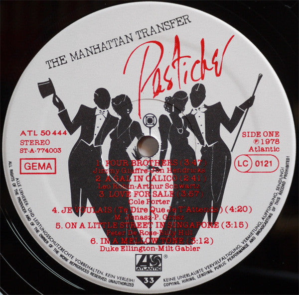The Manhattan Transfer : Pastiche (LP, Album)