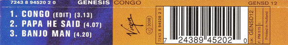 Genesis : Congo (CD, Single)