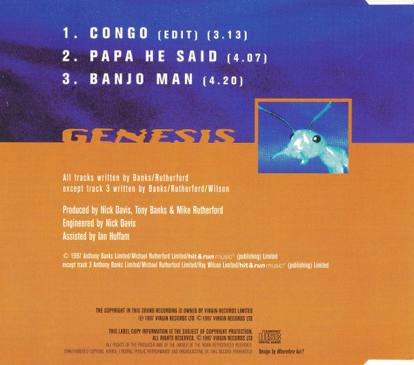 Genesis : Congo (CD, Single)
