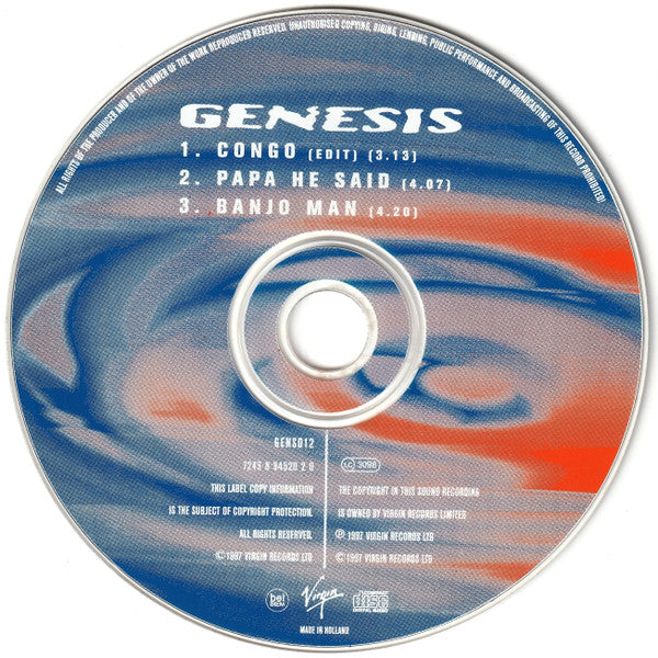 Genesis : Congo (CD, Single)