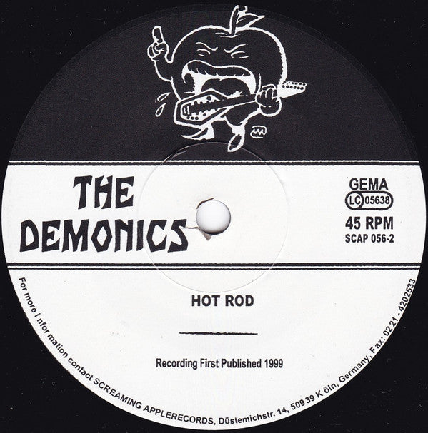The Demonics : Coastline Craze / Hotrod (7", Single)