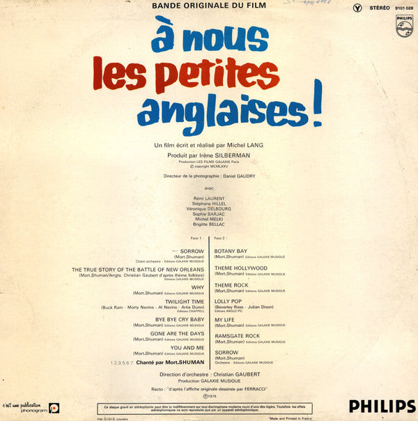 Mort Shuman : À Nous Les Petites Anglaises ! (LP, Album, C.I)