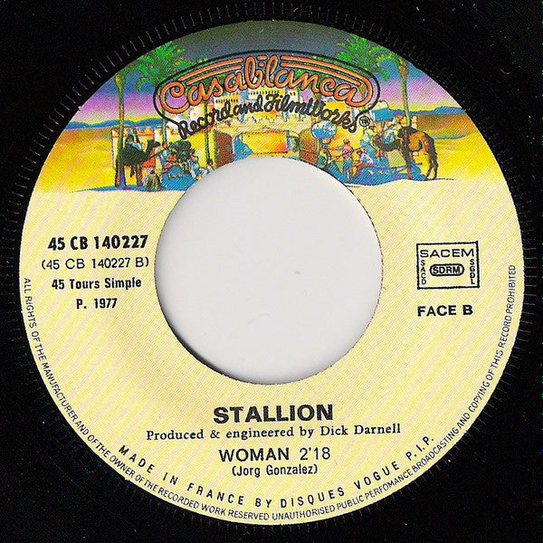 Stallion (2) : Old Fashioned Boy (You're The One) (7", Single)