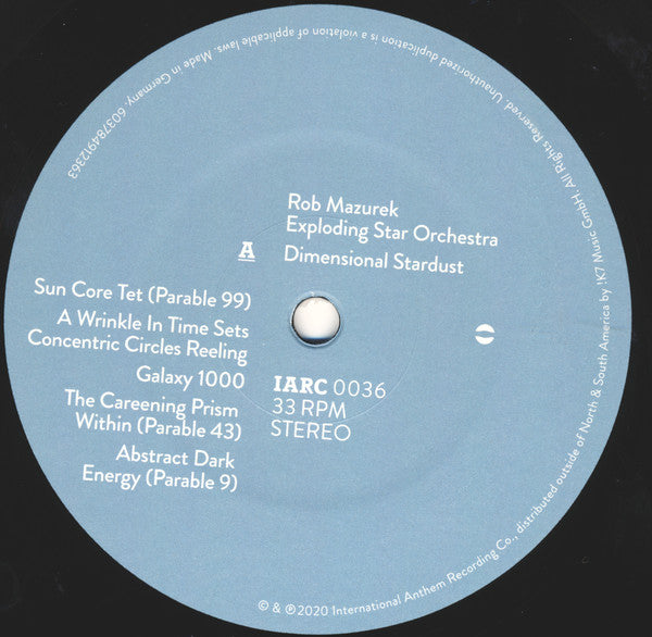 Rob Mazurek / Exploding Star Orchestra : Dimensional Stardust (LP, Album)
