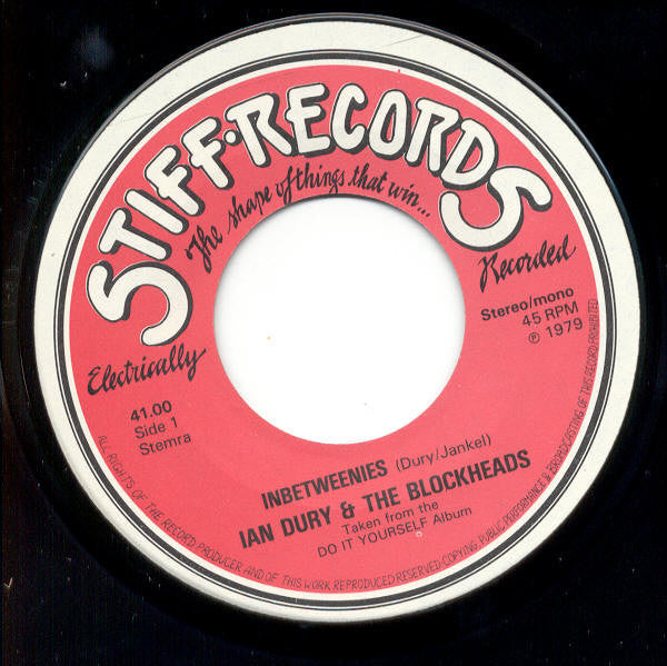 Ian Dury And The Blockheads : Inbetweenies (7", Single)