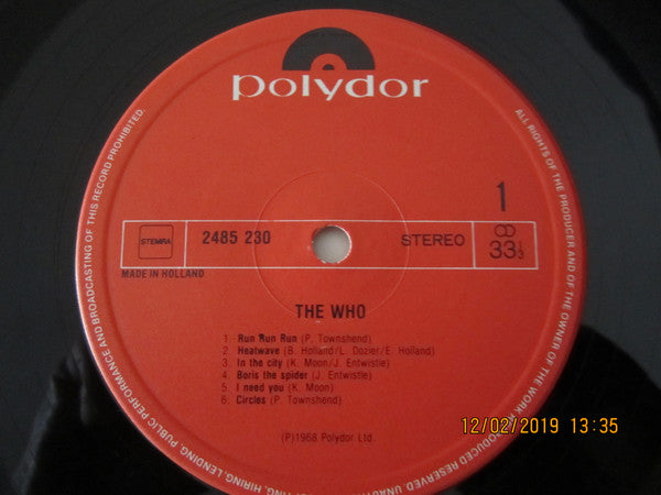 The Who : The Who (LP, Album, RE)