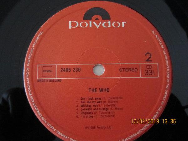 The Who : The Who (LP, Album, RE)