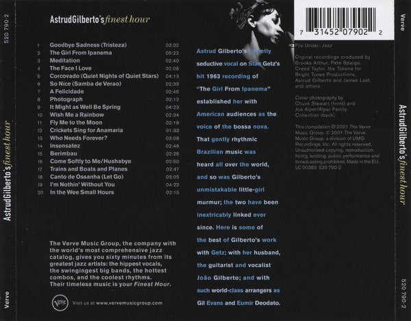 Astrud Gilberto : Astrud Gilberto's Finest Hour (CD, Comp)