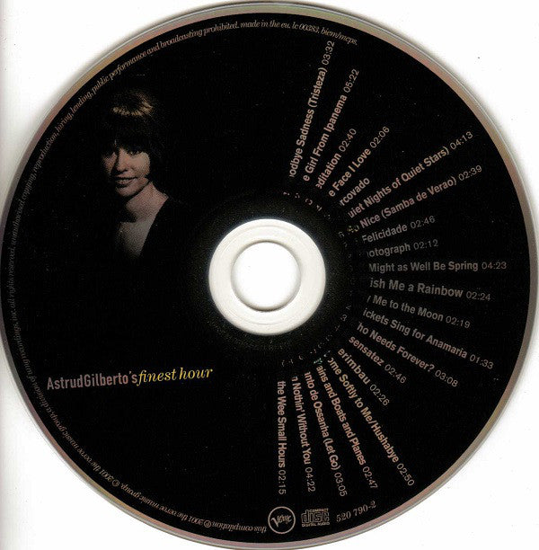 Astrud Gilberto : Astrud Gilberto's Finest Hour (CD, Comp)
