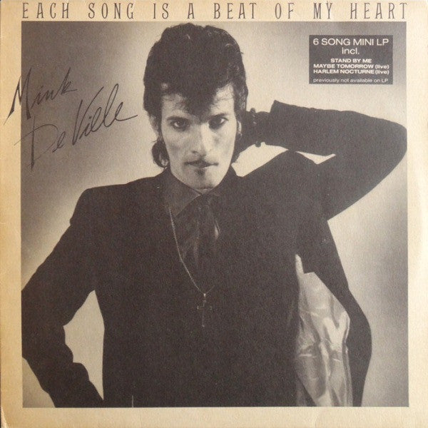 Mink DeVille : Each Song Is A Beat Of My Heart (LP, MiniAlbum)