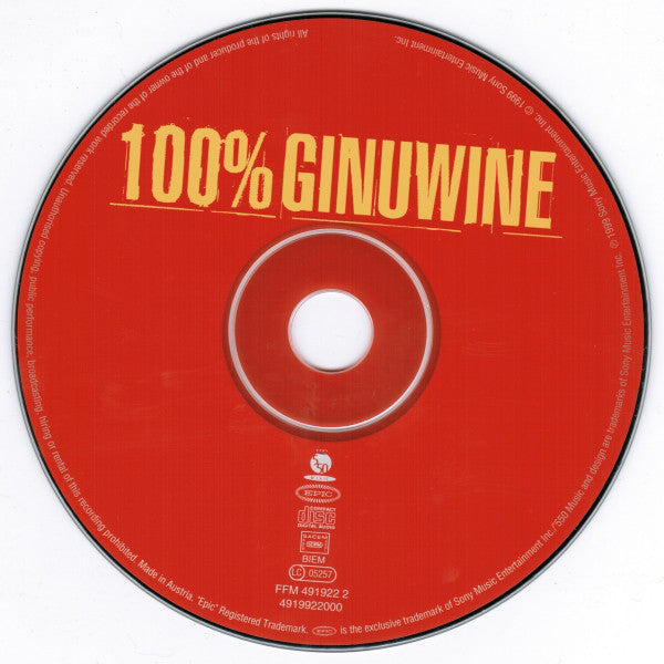 Ginuwine : 100% Ginuwine (CD, Album)