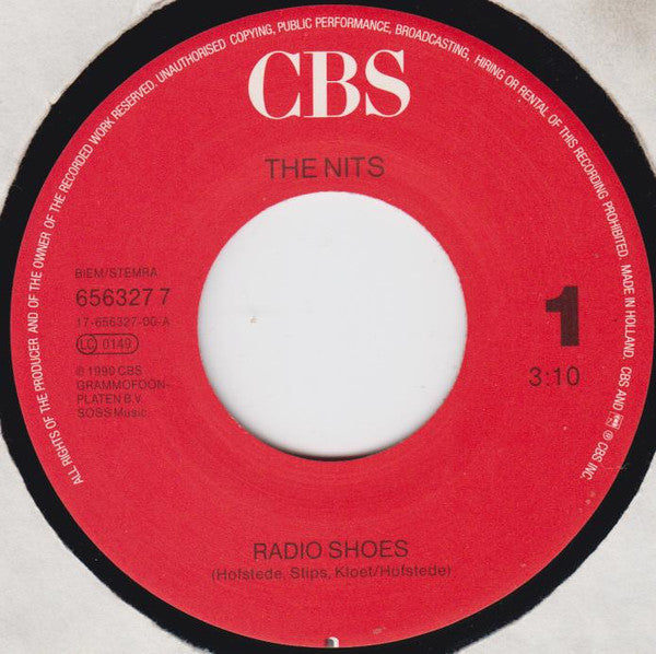 The Nits : Radio Shoes (7", Single)