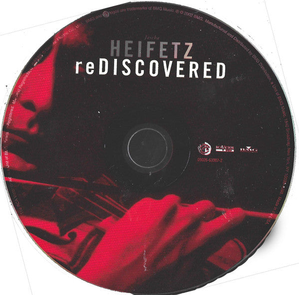 Jascha Heifetz : Heifetz Rediscovered (CD, Mono, RE, RM)