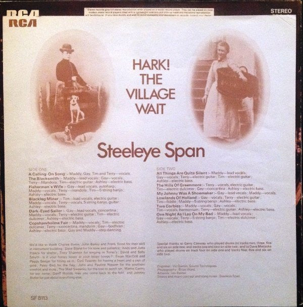 Steeleye Span : Hark! The Village Wait (LP, Album)
