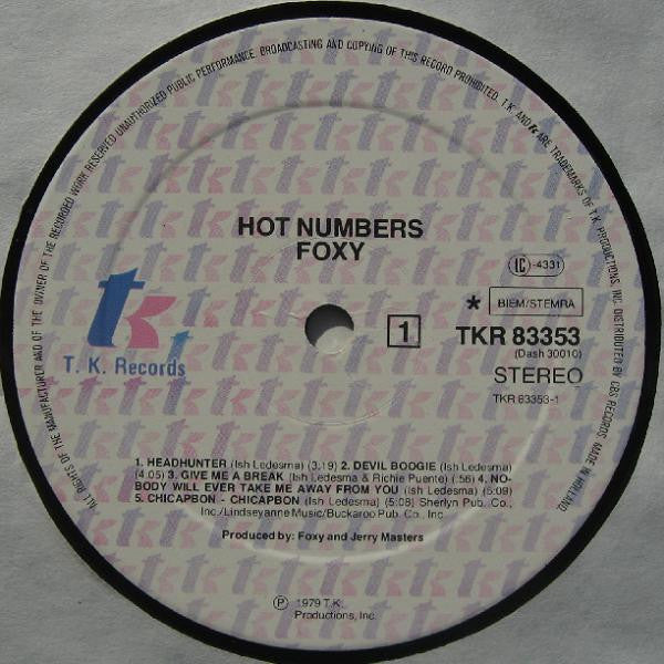 Foxy : Hot Numbers (LP, Album)