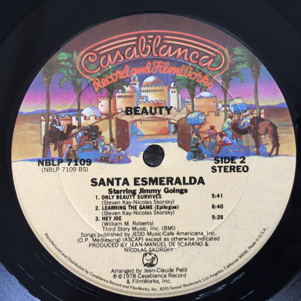 Santa Esmeralda : Beauty (LP, Album)