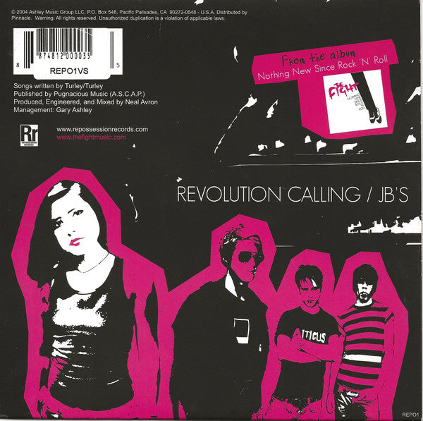 The Fight : Revolution Calling / JB's (7", Gre)