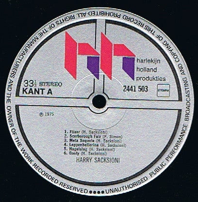 Harry Sacksioni : Harry Sacksioni: Gitaar (LP, Album, Gat)