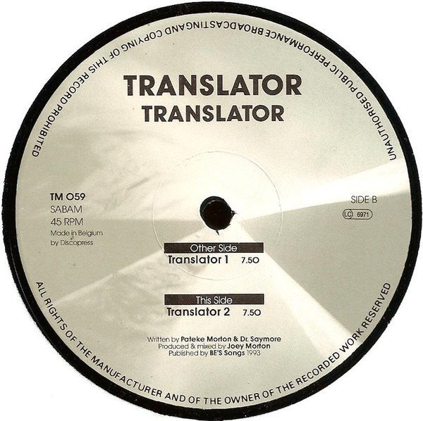 Translator : Translator (12")
