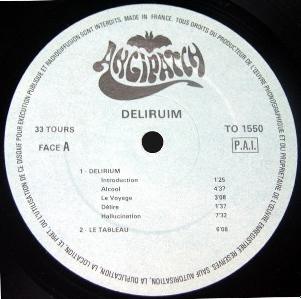 Angipatch : Delirium (LP, Album)