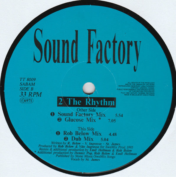 SoundFactory : 2 The Rhythm (12")