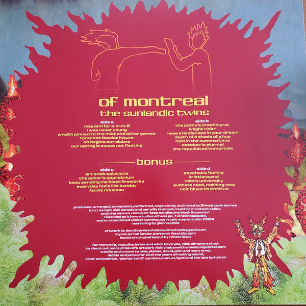Of Montreal : The Sunlandic Twins (LP, Album, Red + 12", EP, Red + Dlx, RE)