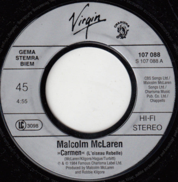 Malcolm McLaren : Carmen (7")
