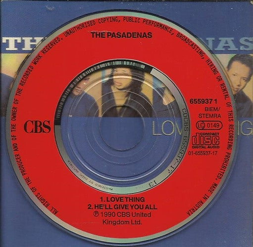 The Pasadenas : Love Thing (CD, Mini, Single)