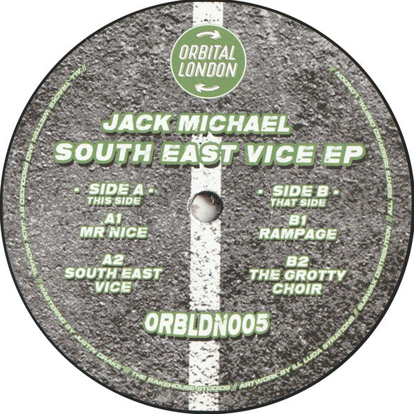 Jack Michael : South East Vice EP (12")