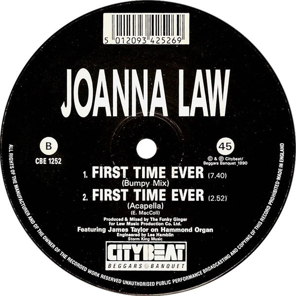 Joanna Law : First Time Ever (12", Single)