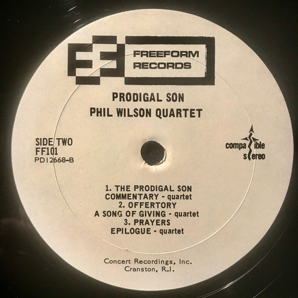 Phil Wilson Quartet : Prodigal Son (LP)
