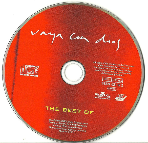 Vaya Con Dios : The Best Of (CD, Comp, RP)