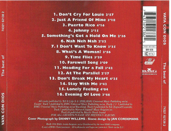 Vaya Con Dios : The Best Of (CD, Comp, RP)