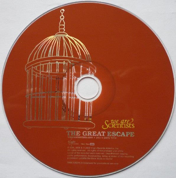 We Are Scientists : The Great Escape (CD, Single, Promo)