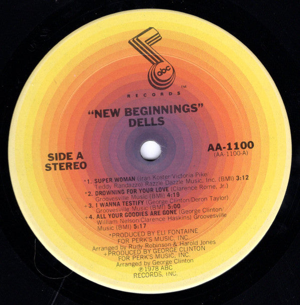 The Dells : New Beginnings (LP, Album)
