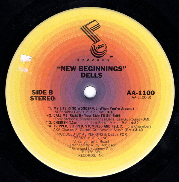 The Dells : New Beginnings (LP, Album)