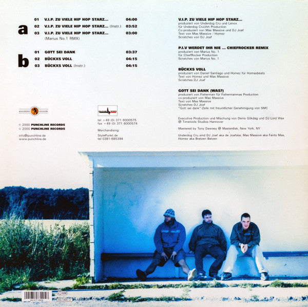 Underdog Cru : V.I.P. - Zu Viele Hip Hop Starz... (12", EP)