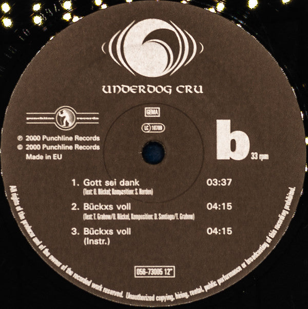 Underdog Cru : V.I.P. - Zu Viele Hip Hop Starz... (12", EP)