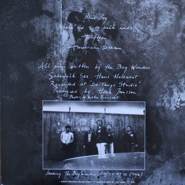 The Boy Wonders : Too Young To Have One (12", Maxi)