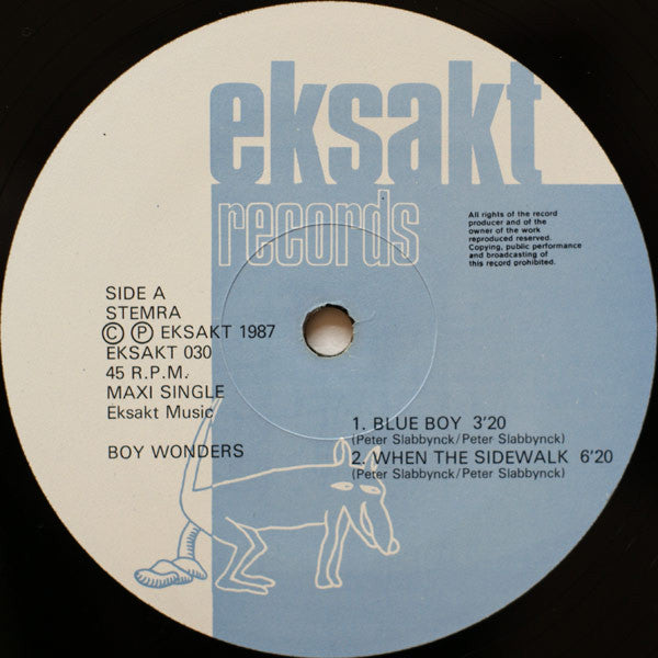 The Boy Wonders : Too Young To Have One (12", Maxi)