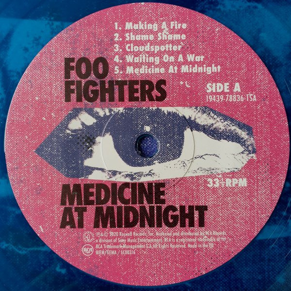 Foo Fighters : Medicine At Midnight (LP, Album, Ltd, Blu)
