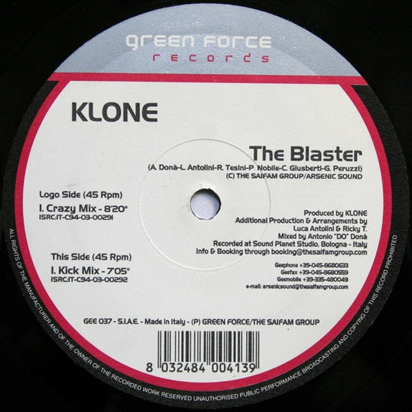 Klone : The Blaster (12")