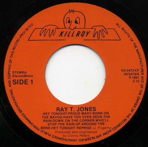 Ray T. Jones : Hey Tonight  (7", Single)