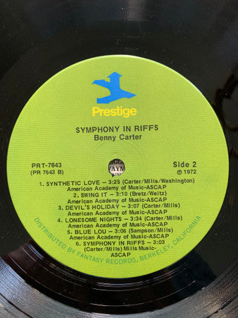 Benny Carter : 1933 (LP, Comp, RM)