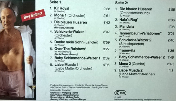 Konstantin Wecker : Kir Royal (Original Soundtrack Aus Der ARD Serie) (LP, Album)