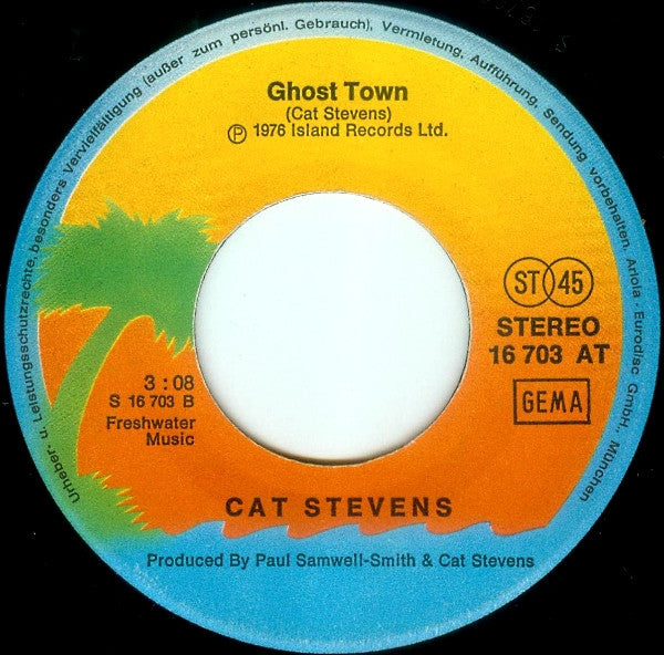 Cat Stevens : Banapple Gas (7", Single)